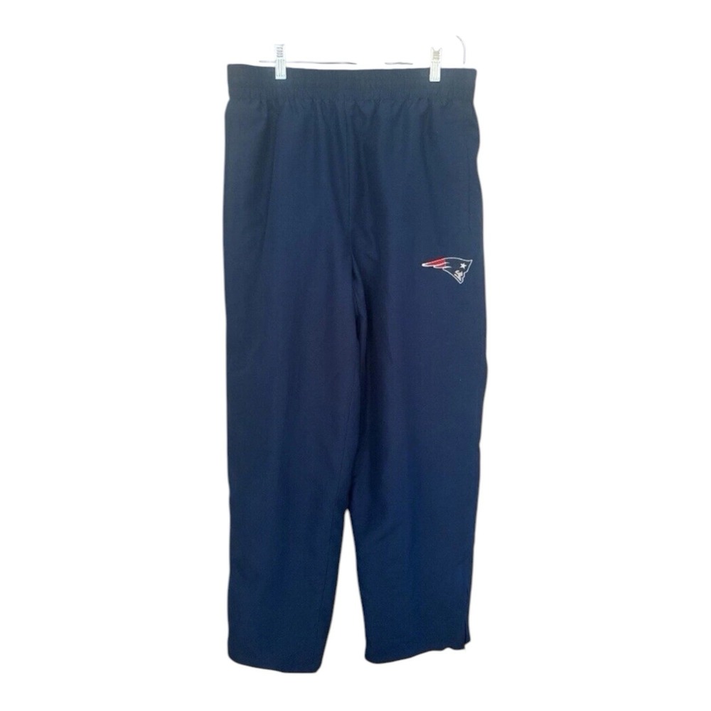 Vintage Patriots Pants Mens 32x32 Windbreaker Lined Nylon Warmup 90s NFL‎